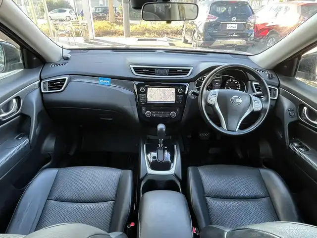 日産 エクストレイル 20X エマージェンシーブレーキ 栃木県 2015(平27)年 13.2万km ダイヤモンドブラック (株)IDOMが運営する【じしゃロン宇都宮店】の自社ローン対象車両になります。こちらは現金ご利用時の価格です。自社ローンご希望の方は別途その旨お申付け下さい。/純正ナビ/アラウンドビューモニター/フルセグ/Ｂｌｕｅｔｏｏｔｈ/ＥＴＣ/クルーズコントロール/４ＷＤ/シートヒーター/カプロンシート/スマートキー/ルーフレール/オートライト