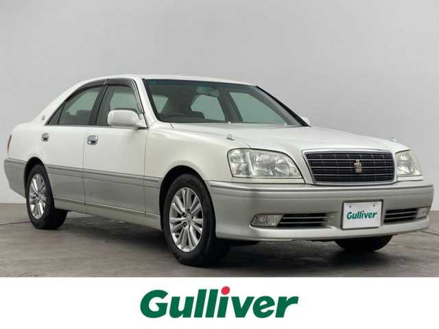 トヨタ クラウン ロイヤル ロイヤルエクストラ LTD 大分県 2003(平15)年 7.9万km ホワイトパールクリスタルシャイン/シルバーマイカM 純正オーディオ/AM/FM/CD/MD/純正16AW/D席パワーシート/ランバーサポート/オートエアコン /オートライト/電動格納ミラー/純正フロアマット/ドアバイザー