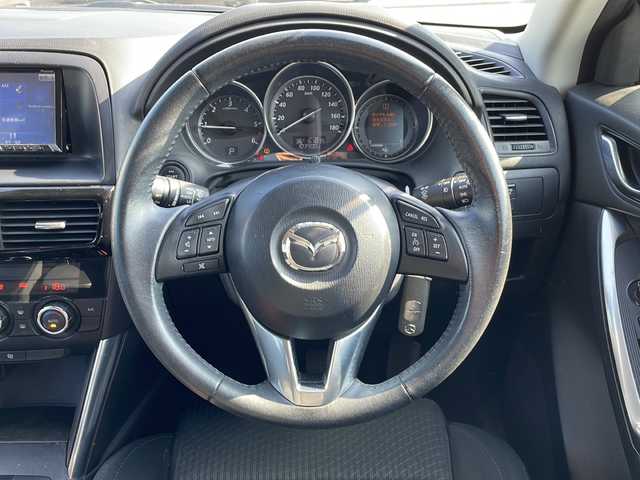 マツダ ＣＸ－５ XD 新潟県 2012(平24)年 10.4万km ジールレッドマイカ 4WD/社外HDDナビ(AVIC-ZH77)/CD/DVD/BT/フルセグテレビ/ミュージックサーバー/バックカメラ/ETC/フリップダウンモニター/クルーズコントロール/ステアリングスイッチ/スマートキー/プッシュスタート/キセノンヘッドライト/オートライト/フォグランプ/社外17インチアルミホイール