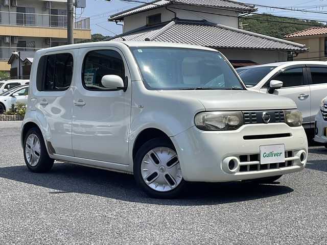 日産 キューブ 15X Mセレクション 大阪府 2010(平22)年 14.4万km ホワイトパール ETC/ワンセグテレビ/電動格納ミラー