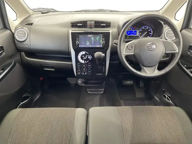 日産 デイズ ハイウェイスターX 栃木県 2017(平29)年 4.8万km プレミアムパープルP 純正ナビ/（CD/DVD/SD/フルセグTV/Bluetooth/USB/iPod）/全方位カメラ/バックカメラ/ETC/禁煙車/純正ドアバイザー/オートライト/LEDヘッドライト/横滑り防止装置/盗難防止装置/プッシュスタート/スペアキー/アイドリングストップ/純正アルミホイール/純正フロアマット