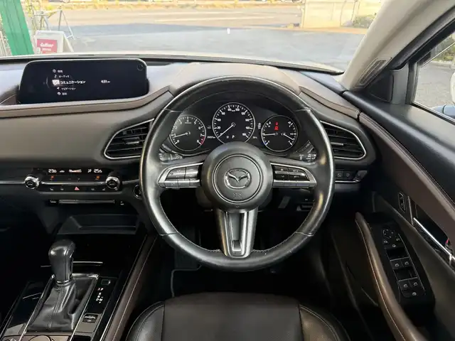 マツダ ＣＸ－３０ 20S Lパッケージ 愛知県 2020(令2)年 3.5万km スノーフレイクホワイトパールマイカ /禁煙//メーカーナビ//フルセグ//CD/DVD/SD/BT/HDMI/USB/AM/FM//AppleCarPlay/AndroidAuto//360°カメラ//黒革シート//シートヒーター//パワーシート//ドライブレコーダー//ビルトインETC//LEDオートライト//オートリトラウィンカーミラー//革巻きステアリング//ステアリングスイッチ//ステアリングヒーター//パドルシフト//パワーバックドア//スマートブレーキサポート//レーンキープアシストシステム//ディスタンス＆スピードアラート//前後側方接近車両検知//車線逸脱警報//ブラインドスポットモニタリング//ドライバーモニタリング//パーキングセンサー//アイドリングストップ//ヘッドアップディスプレイ//電子パーキング//オートホールド//純正18AW//スマートキー//プッシュスタート//純正フロアマット//純正ドアバイザー//保証書//取扱説明書//ナビ取説//スペアキー