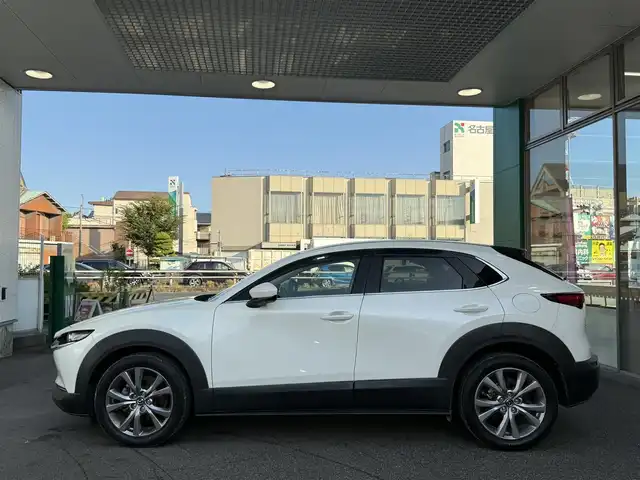 マツダ ＣＸ－３０ 20S Lパッケージ 愛知県 2020(令2)年 3.5万km スノーフレイクホワイトパールマイカ /禁煙//メーカーナビ//フルセグ//CD/DVD/SD/BT/HDMI/USB/AM/FM//AppleCarPlay/AndroidAuto//360°カメラ//黒革シート//シートヒーター//パワーシート//ドライブレコーダー//ビルトインETC//LEDオートライト//オートリトラウィンカーミラー//革巻きステアリング//ステアリングスイッチ//ステアリングヒーター//パドルシフト//パワーバックドア//スマートブレーキサポート//レーンキープアシストシステム//ディスタンス＆スピードアラート//前後側方接近車両検知//車線逸脱警報//ブラインドスポットモニタリング//ドライバーモニタリング//パーキングセンサー//アイドリングストップ//ヘッドアップディスプレイ//電子パーキング//オートホールド//純正18AW//スマートキー//プッシュスタート//純正フロアマット//純正ドアバイザー//保証書//取扱説明書//ナビ取説//スペアキー