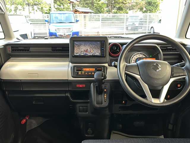 スズキ スペーシア HYBRID G 福島県 2020(令2)年 5.3万km ブリスクブルーM 登録時走行距離　５３０５２ｋｍ/純正SDナビ/【AM/FM/BT/DVD/USB/IPOD/フルセグ】/バックカメラ/プッシュスタート/アイドリングストップ/ドアバイザー/ETC/前後ドライブレコーダー/電動格納ミラー/社外AW/オートライト