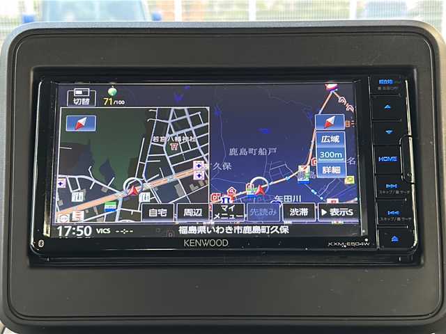 スズキ スペーシア HYBRID G 福島県 2020(令2)年 5.3万km ブリスクブルーM 登録時走行距離　５３０５２ｋｍ/純正SDナビ/【AM/FM/BT/DVD/USB/IPOD/フルセグ】/バックカメラ/プッシュスタート/アイドリングストップ/ドアバイザー/ETC/前後ドライブレコーダー/電動格納ミラー/社外AW/オートライト