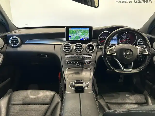 メルセデス・ベンツ Ｃ１８０ アバンギャルド AMGライン 福岡県 2017(平29)年 9万km ポーラホワイト 黒革　/ＡＣＣ／ＢＳＭ　/アンビエントライト　/純正ナビ／ＴＶ　/Ｂｌｕｅｔｏｏｔｈ　/バックカメラ　/メモリ付パワーシート　/前席シートヒーター　/純正１８インチＡＷ