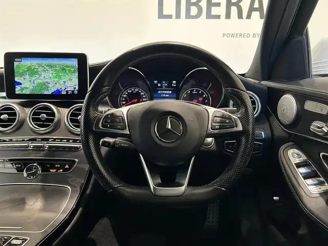 メルセデス・ベンツ Ｃ１８０ アバンギャルド AMGライン 福岡県 2017(平29)年 9万km ポーラホワイト 黒革　/ＡＣＣ／ＢＳＭ　/アンビエントライト　/純正ナビ／ＴＶ　/Ｂｌｕｅｔｏｏｔｈ　/バックカメラ　/メモリ付パワーシート　/前席シートヒーター　/純正１８インチＡＷ