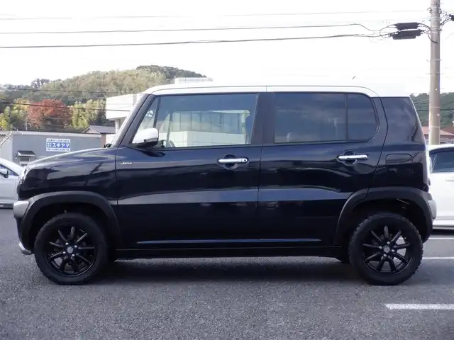 スズキ ハスラー Jスタイル Ⅱ ターボ 静岡県 2017(平29)年 9.8万km ブルーイッシュブラックパール  社外15インチアルミ/ タッチパネルオーディオ(FH-7100DVD)/ バックカメラ/ スマートキー/ プッシュスタート/ ハーフレザーシート/ 前席シートヒーター/ クルーズコントロール/ パドルシフト/ ビルトインETC/ 純正HIDヘッドライト/ フォグランプ/ 純正フロアマット/ 純正15インチアルミ有り