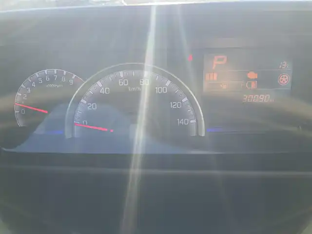 スズキ ワゴンＲ HYBRID FX 山形県 2019(令1)年 3万km ブルーイッシュブラックパール3 4WD/SDナビ/　　【CD　DVD　BT　フルセグ　USB】/シートヒーター/アイドリングストップ/フロアマット/電動格納ミラー/ヘッドライトレベライザー/ドアバイザー/リモコンキー