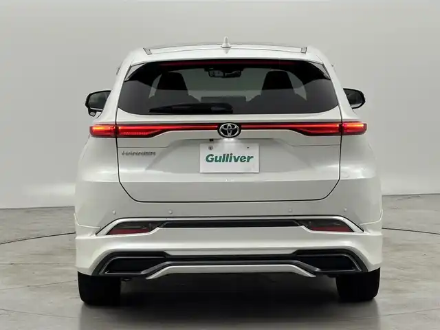 トヨタ ハリアー Z レザーパッケージ 福岡県 2020(令2)年 3.4万km ホワイトパールクリスタルシャイン 調光パノラマルーフ　/モデリスタエアロ　/純正１２．３型ＤＡナビ／フルセグTV　/バックカメラ　/ＪＢＬプレミアムサウンド　/デジタルルームミラー　/ドライブレコーダー　/ビルトインETC2.0　/トヨタセーフティセンス　/レーダークルーズコントロール　/コーナーセンサー　/衝突軽減ブレーキ　/レーンキープ　/ブラインドスポットモニター　/ヘッドアップディスプレイ　/アクセル踏み間違い防止　/シートベンチレーション／ヒーター　/パワーバックドア　/シートメモリー付きパワーシート　/純正１９インチアルミホイール