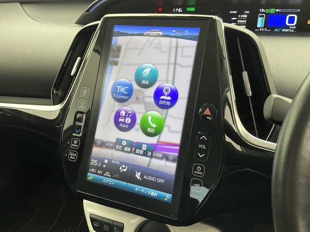 トヨタ プリウス ＰＨＶ A 千葉県 2017(平29)年 5万km スティールブロンドM 純正ナビ/　Bluetooth/フルセグTV/トヨタセーフティセンス/レーダークルーズコントロール/レーンキープアシスト/衝突軽減ブレーキ/クリアランスソナー/ブラインドスポットモニター/オートハイビーム/パーキングアシスト/前席シートヒーター/ステアリングヒーター/ビルトインETC2.0/前方ドラレコ/LEDライト/フォグランプ/フロアマット