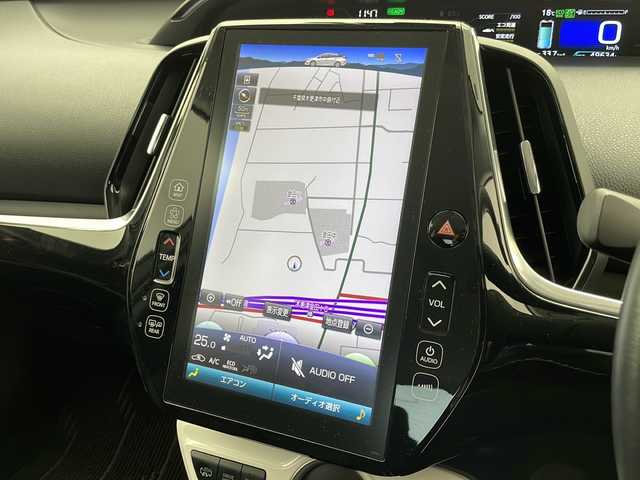 トヨタ プリウス ＰＨＶ A 千葉県 2017(平29)年 5万km スティールブロンドM 純正ナビ/　Bluetooth/フルセグTV/トヨタセーフティセンス/レーダークルーズコントロール/レーンキープアシスト/衝突軽減ブレーキ/クリアランスソナー/ブラインドスポットモニター/オートハイビーム/パーキングアシスト/前席シートヒーター/ステアリングヒーター/ビルトインETC2.0/前方ドラレコ/LEDライト/フォグランプ/フロアマット