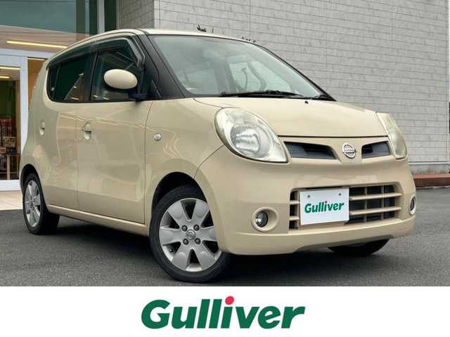 日産 モコ G 静岡県 2006(平18)年 12.2万km ミルクティーベージュ 保証書/記録簿/ワンオーナー/パワーステアリング/パワーウィンドウ/スマートキー/ダブルオートエアコン/CDチェンジャー/MDチェンジャー/純正フロアマット/ABS/ハロゲンヘッドライト/Wエアバック