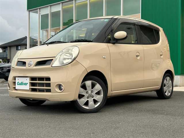 日産 モコ G 静岡県 2006(平18)年 12.2万km ミルクティーベージュ 保証書/記録簿/ワンオーナー/パワーステアリング/パワーウィンドウ/スマートキー/ダブルオートエアコン/CDチェンジャー/MDチェンジャー/純正フロアマット/ABS/ハロゲンヘッドライト/Wエアバック