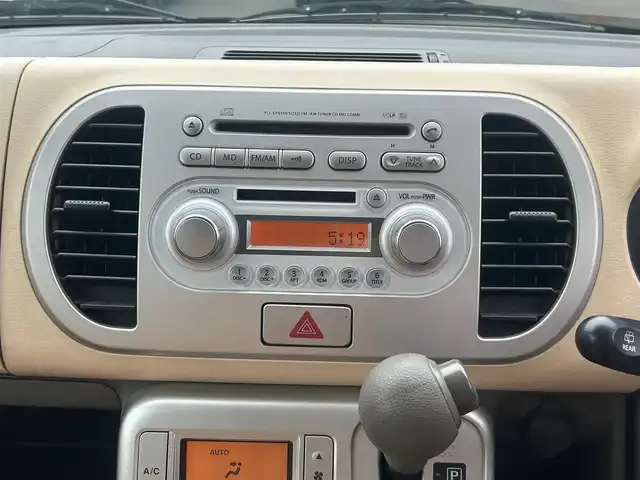 日産 モコ G 静岡県 2006(平18)年 12.2万km ミルクティーベージュ 保証書/記録簿/ワンオーナー/パワーステアリング/パワーウィンドウ/スマートキー/ダブルオートエアコン/CDチェンジャー/MDチェンジャー/純正フロアマット/ABS/ハロゲンヘッドライト/Wエアバック