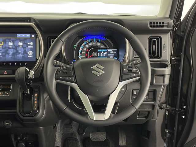 スズキ ハスラー Jスタイル Ⅱ 長野県 2023(令5)年 0.4万km アーバンブラウンパールメタリック/ソフトベージュ2トーン スズキセーフティーサポート/純正9型ナビ/(CD/DVD/FM/AM/Bluetooth/USB/iPod/Smartphone Link)/AppleCarPlay/AndoriｄAuto/全方位カメラ/追従機能付クルコン/運転席＋助手席シートヒーター/前後ドライブレコーダー/コーナーセンサー/アイドリングストップ/横滑り防止装置/レーンキープアシスト/ＬＥＤヘッドライト/純正アルミホイール/革巻きステアリング/純正フロアマット