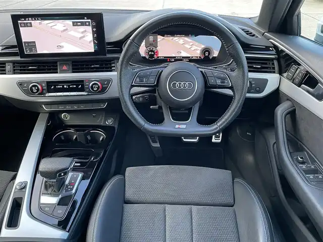 アウディ Ａ４ アバント 35TFSI Sライン 東京都 2021(令3)年 2.9万km パール 純正ナビ/360°カメラ/ACC/ETC2.0/ハーフレザーシート/シートヒーター/パークアシスト/純正18インチアルミホイール