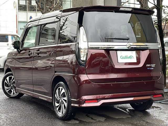 スズキ ソリオ バンディット HV MV 東京都 2021(令3)年 0.3万km メロウディープレッドパール セーフティサポート（予防安全技術）（詳細は検査員記入欄参照）/全方位モニター付メモリナビゲーション（9インチHDディスプレイ・全方位モニター）/フルセグTV・DVD/CD/BT/USB/AppleCarPlay/AndroidAuto/ワンオーナー/保証書・取説・ナビ取説/Egプッシュスタート・スマートキー×２/カラーヘッドアップディスプレイ/アイドリングストップ/前席シートヒーター/アルパイン10.1インチフリップダウンモニター（RSH10XS-R）/純正ビルトインETC/ケンウッド前後ドラレコ（DRV518S）/両側ワンタッチパワースライドドア（イージークロージャー付）/純正15インチアルミ/LEDヘッドライト・LEDフォグ＆ポジショニング・オートライト/エアロ/革巻きステア・ステアリングスイッチ/後席パーソナルテーブル＆サンシェード/充電用USB/ウィンカーミラー（電動リモート格納機能）/フロアマット・ドアバイザー/横滑り防止装置/ISOFIX