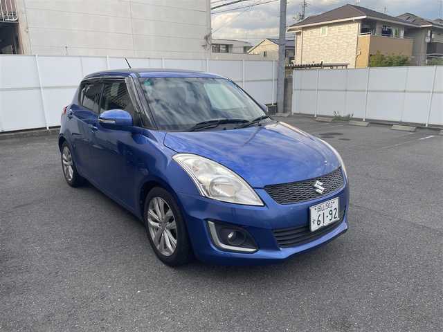 スズキ スイフト XS－DJE 岡山県 2014(平26)年 14万km 青 UVカットガラス/ETC/衝突安全ボディー