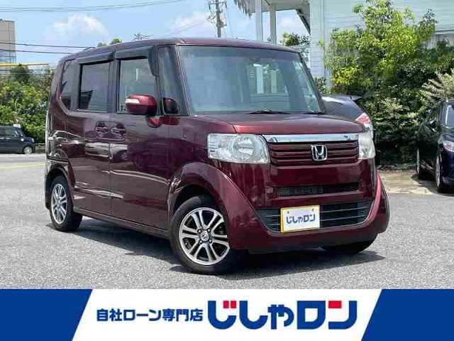 ホンダ Ｎ ＢＯＸ G SSパッケージ 愛知県 2014(平26)年 8.8万km プレミアムディープロッソパール (株)IDOMが運営する【じしゃロン名古屋鳴海店】の自社ローン専用車両になりますこちらは現金またはオートローンご利用時の価格です。自社ローンご希望の方は別途その旨お申付け下さい/純正SDナビ （VXM-155）/ワンセグTV/　BT/CD/DVD/iPod/AUX/バックカメラ/両側パワースライドア /ETC /前ドライブレコーダー　/純正フロアマット　/純正AW