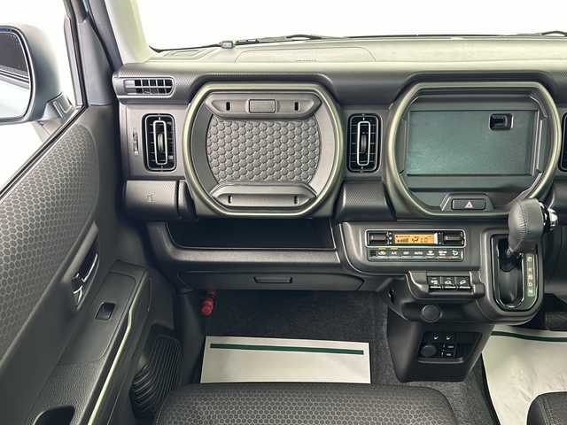 スズキ ハスラー タフワイルド・ターボ 岐阜県 2024(令6)年 0.7万km オフブルーメタリック/ブラック 2トーン 4WD/ターボ/スズキセーフティサポート/レーダークルーズコントロール/パドルシフト/コーナーセンサー/ステアリングスイッチ/革巻きハンドル/前席シートヒーター/プッシュスタート/電動格納ミラー/純正アルミホイール/LEDヘッドライト/オートライト/スマートキー