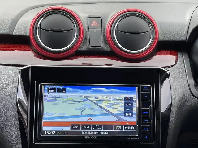 スズキ スイフト スポーツ 岐阜県 2022(令4)年 2.5万km プレミアムシルバーメタリック 純正ナビ/【Bluetooth．CD.DVD.AM/FMラジオ．iPod】/クルーズコントロール/パドルシフト/シートヒーター/スマートキー/LEDヘッドライト・オート機能付/フォグライト/ETC/純正アルミホイール/純正フロアマット/横滑り防止装置/ウィンカーミラー/ドアバイザー/取扱説明書/保証書/スペアキー