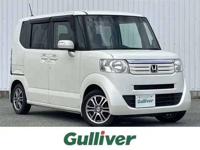 ホンダ Ｎ ＢＯＸ G Lパッケージ 福岡県 2014(平26)年 8.8万km プレミアムホワイトパール 社外ナビ（ＡＶＮ－Ｚ０３ｉ）/フルセグTV/CD/DVD/BT/AM/FM/バックカメラ/パワースライドドア/アイドリングストップ/純正１４アルミ/スマートキー/プッシュスタート/横滑り防止装置/ヘッドライトレベライザー/電動格納ウインカーミラー