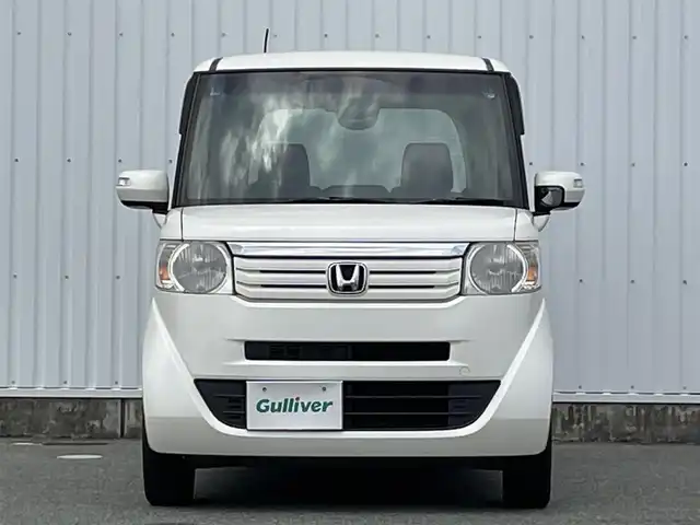 ホンダ Ｎ ＢＯＸ G Lパッケージ 福岡県 2014(平26)年 8.8万km プレミアムホワイトパール 社外ナビ（ＡＶＮ－Ｚ０３ｉ）/フルセグTV/CD/DVD/BT/AM/FM/バックカメラ/パワースライドドア/アイドリングストップ/純正１４アルミ/スマートキー/プッシュスタート/横滑り防止装置/ヘッドライトレベライザー/電動格納ウインカーミラー