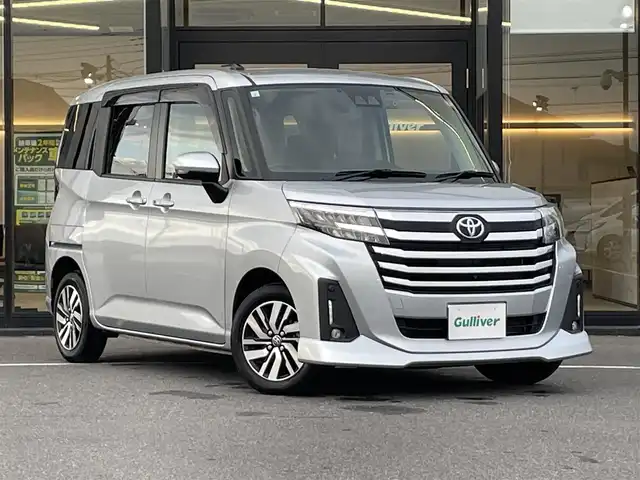 トヨタ ルーミー カスタムG 茨城県 2023(令5)年 1.1万km シルバー 純正ナビ/フルセグTV/全方位カメラ/ドライブレコーダー/アイドリングストップ/クルーズコントロール/コーナーセンサー/衝突軽減防止装置/スペアキー1本/フロアマット純正/ETC