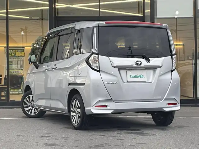 トヨタ ルーミー カスタムG 茨城県 2023(令5)年 1.1万km シルバー 純正ナビ/フルセグTV/全方位カメラ/ドライブレコーダー/アイドリングストップ/クルーズコントロール/コーナーセンサー/衝突軽減防止装置/スペアキー1本/フロアマット純正/ETC