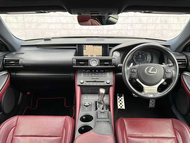 レクサス ＲＣ 350 Fスポーツ 茨城県 2015(平27)年 9.6万km マーキュリーグレーマイカ サンルーフ/純正HDDナビ/(地デジTV・CD・DVD・BT・USB・ラジオ再生)/レーダークルーズコントロール/レーンアシスト/コーナーセンサー/赤革レザーシート/シートヒーター/エアーシート/パワーシート/バックカメラ/ETC/オートライト/LEDヘッドライト/純正19inアルミホイール/純正フロアマット/スマートキー/取扱説明書/保証書