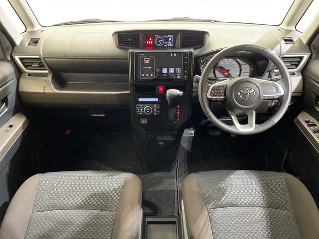 トヨタ ルーミー G 愛媛県 2021(令3)年 1.7万km ブライトシルバーM 純正９型ディスプレイオーディオ　バックカメラ　両側電動スライドドア　ＥＴＣ　純正１４インチアルミホイール　ＬＥＤヘッドライト　スマートキー　ブルートゥース　フルセグテレビ　アップルカープレイ　禁煙