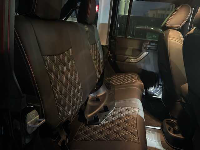 クライスラー・ジープ ジープ ラングラー アンリミテッド スポーツ 神奈川県 2014(平26)年 8.5万km ブラック 社外グリル/社外オーバーフェンダー/社外20AW/社外テールランプ/社外LEDヘッドライト/ETC