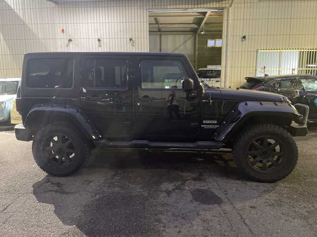 クライスラー・ジープ ジープ ラングラー アンリミテッド スポーツ 神奈川県 2014(平26)年 8.5万km ブラック 社外グリル/社外オーバーフェンダー/社外20AW/社外テールランプ/社外LEDヘッドライト/ETC