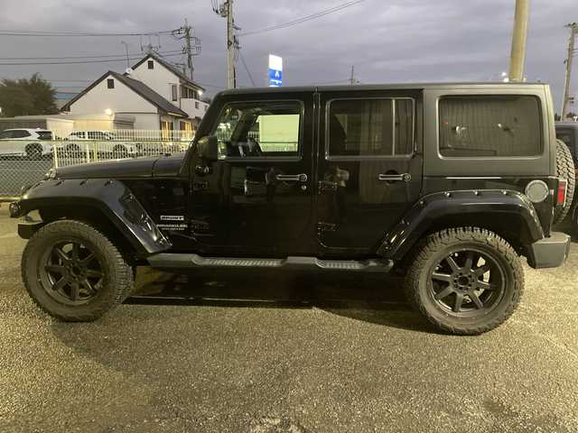 クライスラー・ジープ ジープ ラングラー アンリミテッド スポーツ 神奈川県 2014(平26)年 8.5万km ブラック 社外グリル/社外オーバーフェンダー/社外20AW/社外テールランプ/社外LEDヘッドライト/ETC