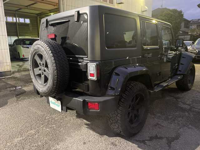 クライスラー・ジープ ジープ ラングラー アンリミテッド スポーツ 神奈川県 2014(平26)年 8.5万km ブラック 社外グリル/社外オーバーフェンダー/社外20AW/社外テールランプ/社外LEDヘッドライト/ETC