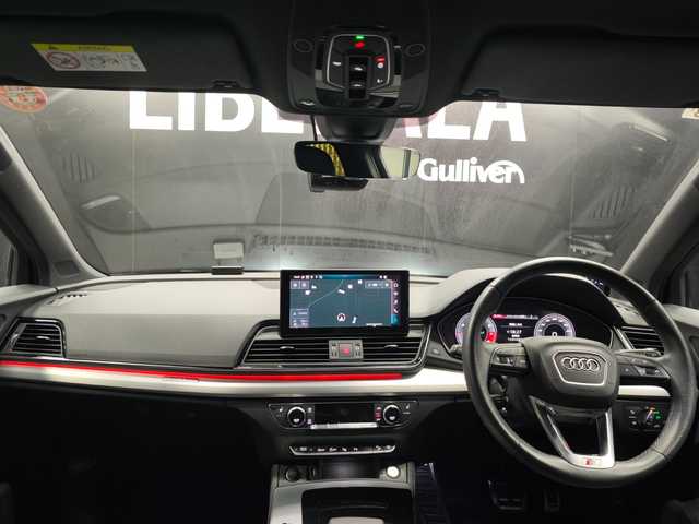 アウディ Ｑ５ 45TFSIクワトロ Sライン 群馬県 2021(令3)年 2.5万km ミトスブラックメタリック ワンオーナー/パノラマサンルーフ/Bang&Olufsenサウンド/純正前後ドラレコ/サラウンドビューカメラ/前後シートヒーター/19インチAW/パークアシスト/スマートキー/純正ナビ/ETC2.0