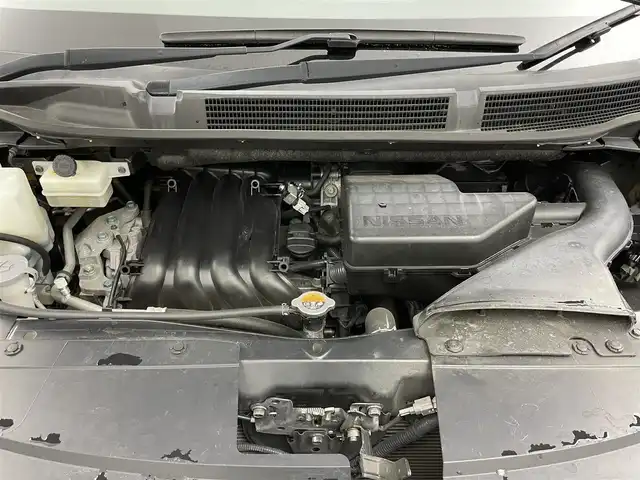 日産 セレナ ライダー S HV Aセーフティ 岡山県 2015(平27)年 6万km ダイヤモンドブラック 純正8インチSDナビ(MM514D-L）/(Bluetooth/CD/AUX/DVD有)/11インチ純正フリップダウンモニター/アラウンドビューモニター/両側パワースライドドア/ビルトインETC/LEDヘッドライト/クルーズコントロール/エマージェンシーブレーキ/ドライブレコーダー(社外・前)/純正フロアマット/純正アルミホイール/コーナーセンサー(前後)/レーンアシスト/踏み間違い衝突防止アシスト