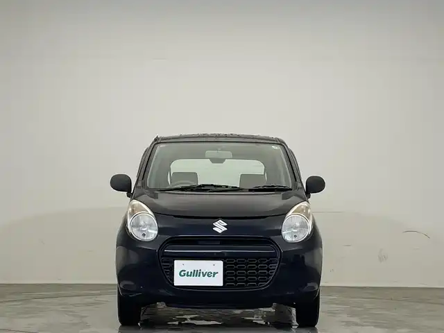 スズキ アルト F 滋賀県 2010(平22)年 9.7万km ブルーイッシュブラックパール3 禁煙車/７インチＥＣＬＩＰＳＥナビ/(ワンセグＴＶ／ＣＤ／ＡＭ／ＦＭ)/エアコン/パワーウィンドウ/パワーステアリング/ヘッドライトレベライザー/ダブルエアバッグ/アクセサリーソケット/純正フロアマット