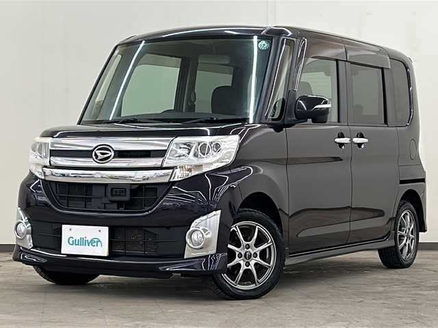 ダイハツ タント カスタム X SA 道央・札幌 2013(平25)年 7.8万km ナイトシャドーパープルクリスタルM /4WD//社外ディスプレイオーディオ：KENWOOD DDX4190BT/(Radio/CD/DVD/BT/ipod/USB)//LEDヘッドライト//片側パワースライドドア//アイドリングストップ//フォグランプ//ドアバイザー//エンジンプッシュスタート//積み込みスタッドレスタイヤ/(155/65/R14)