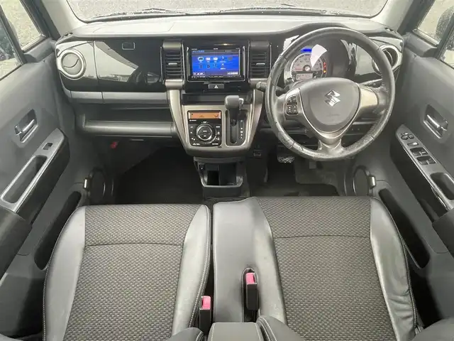 スズキ ハスラー Jスタイル Ⅱ 埼玉県 2016(平28)年 9.6万km クールカーキPM (株)IDOMが運営する【じしゃロン川越店】の自社ローン専用車両になりますこちらは現金またはオートローンご利用時の価格です。自社ローンご希望の方は別途その旨お申付け下さい/プッシュスタート/社外SDナビ/　・AM/FM/　・CD/DVD/　・TV(フルセグ)/　・Bluetooth/ETC/ハーフレザーシート/前席シートヒーター/純正フロアマット/オートライト/横滑り防止装置/レーンキープアシスト/衝突軽減ブレーキ/電動格納ミラー/ドアバイザー