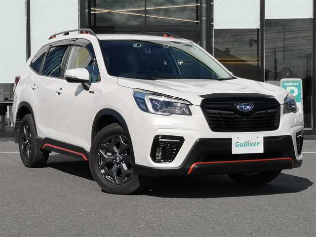 スバル フォレスター ハイブリッド X－ブレイク 岐阜県 2021(令3)年 5.3万km クリスタルホワイトP 4WD/純正ナビ/【SD・DISC・iPod・USB・BT・TV・ラジオ・AUX】/ハーフレザーシート/シートヒーター/パワーシート/シートメモリ/ステアリングヒーター/電動リアゲート/ルーフレール/パドルシフト/クルーズコントロール/左サイドカメラ/フロントカメラ/後方コーナーセンサー/デジタルインナーミラー/BSM/アイサイト/ETC/前方ドラレコ/バックカメラ/純正フロアマット/スペアキー