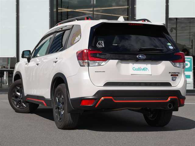 スバル フォレスター ハイブリッド X－ブレイク 岐阜県 2021(令3)年 5.3万km クリスタルホワイトP 4WD/純正ナビ/【SD・DISC・iPod・USB・BT・TV・ラジオ・AUX】/ハーフレザーシート/シートヒーター/パワーシート/シートメモリ/ステアリングヒーター/電動リアゲート/ルーフレール/パドルシフト/クルーズコントロール/左サイドカメラ/フロントカメラ/後方コーナーセンサー/デジタルインナーミラー/BSM/アイサイト/ETC/前方ドラレコ/バックカメラ/純正フロアマット/スペアキー
