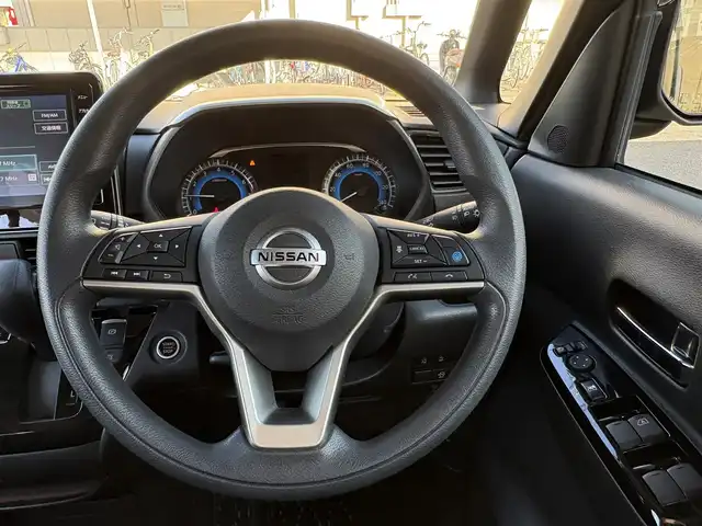 日産 ルークス HWS X プロパイロットED 愛知県 2023(令5)年 1.8万km フローズンバニラパール 女性ワンオーナー/ディスプレイオーディオ/プロパイロット/Bluetooth/両側パワースライドドア/ハンズフリーオートスライドドア/オートライト/ドラレコ/クルコン/純正アルミホイール/プッシュスタート/ドアバイザー/ビルトインETC/取説、保証書、スペアキーあり