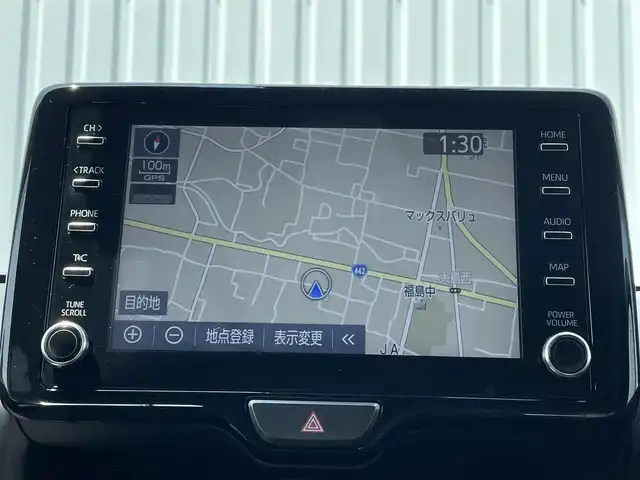 トヨタ ヤリスクロス ハイブリッド Z 福岡県 2021(令3)年 2.1万km ブラックマイカ トヨタセーフティセンス/PCS/LTA/RCTA/RSA/純正ナビ/フルセグTV/BT/applecarplay/androidauto/テレビキャンセラー/全周囲カメラ/ＢＳＭ/レーダークルーズコントロール/クリアランスソナー/前後ドラレコ/ハーフレザー/前席シートヒーター/パワーシート/オートハイビーム/ビルトインETC/スマートキー/プッシュスタート/電動パーキング/ブレーキホールド/純正アルミ