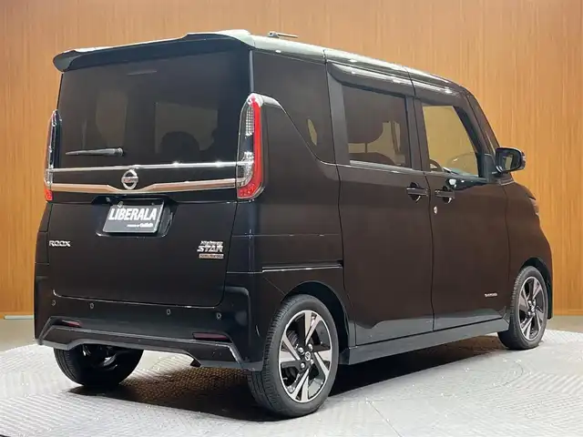 日産 ルークス HWS Gターボ プロパイロットED 大分県 2022(令4)年 3.2万km ブラックパール プロパイロット/純正SDナビ/　CD/DVD/BT/バックカメラ/フルセグTV/プッシュスタート/パワーブレーキ/ブレーキホールド/ETC