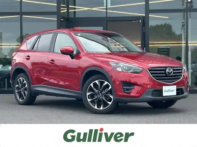 マツダ ＣＸ－５ XD Lパッケージ 栃木県 2015(平27)年 5.9万km ソウルレッドプレミアムメタリック スマートシティブレーキシステム/BOSEサウンド/マツダコネクトナビ/フルセグTV/DVD/Bluetooth/USB/バック/サイドカメラ/ETC/ドライブレコーダー/レーダークルーズコントロール/レーンキープアシスト/ブラインドスポットモニター/白革シート/パワーシート/シートヒーター/コーナーセンサー/純正19インチAW/トノカバー/保証書