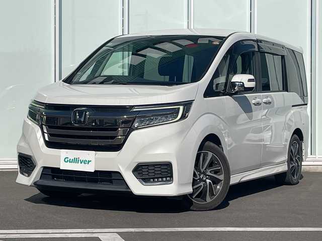 ホンダ ステップワゴン モデューロX ホンダセンシング 神奈川県 2018(平30)年 6.6万km プラチナホワイトパール 純正ナビ／フルセグＴＶ／Ｂｌｕｅｔｏｏｔｈ／ＣＤ／ＤＶＤ/ＥＴＣ/クルーズコントロール/バックカメラ/純正フリップダウンモニター/前席シートヒーター/両側パワースライドドア/レーンキープアシスト/ドアバイザー/純正アルミホイール/純正フロアマット/オートマチックハイビーム/オートライト