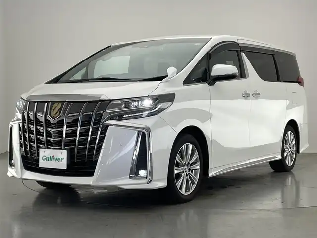 トヨタ アルファード S タイプゴールド 愛知県 2021(令3)年 2.3万km ホワイトパールクリスタルシャイン 純正9インチナビ/純正１２．１フリップダウンモニター/トヨタセーフティセンス/三眼LED/AC100V充電/両側パワースライドドア/ハーフレザーシート/レーダークルーズコントロール/バックカメラ/フルセグTV/DVDデッキ/パワーバックドア/ETC/前後ドライブレコーダー/純正アルミホイール/純正フロアマット/カーテンエアバック/衝突被害軽減ブレーキ/オートライト/禁煙車