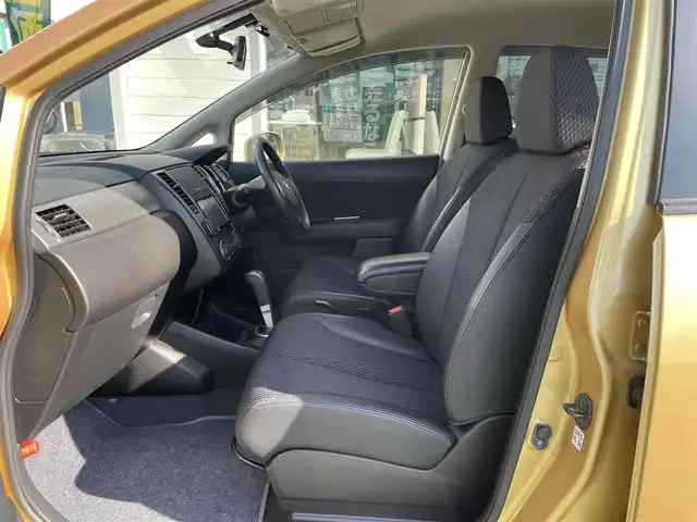 日産 ティーダ 15M 神奈川県 2011(平23)年 2.5万km メローゴールド 社外メモリナビ　/　（CD・Bluetooth）/ワンセグTV/ハーフレザーシート/電動格納ミラー/ETC/スマートキー×2/保証書/取扱説明書